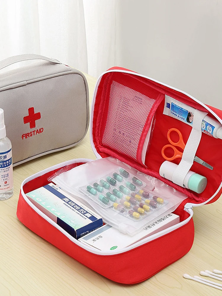 Portable Medical Bag for Business Trips, Small Medicine Bags for Outdoor Emergencies, and Home Medicine Storage Bags