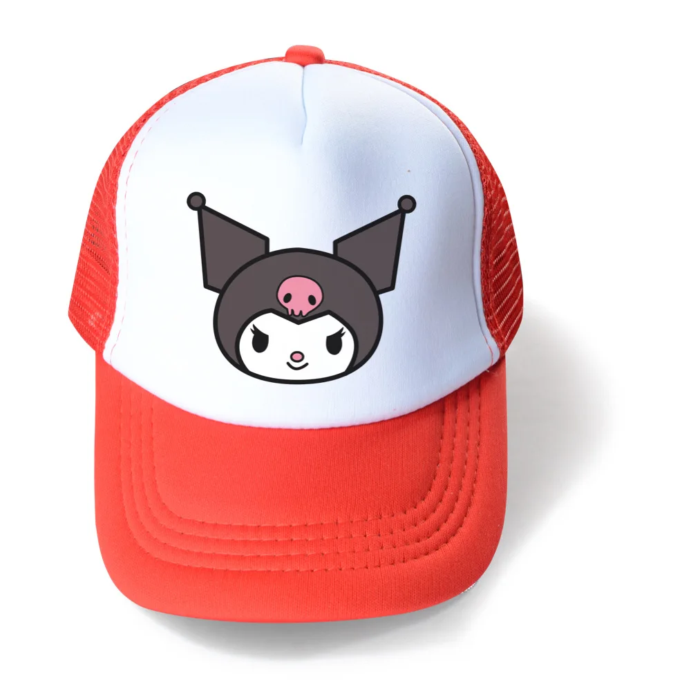 Mode Cartoon Kuromi Kinder Baseballpet Kids Mesh Pet Kinderpet Jongens Meisjes Snapback Streetwear Kindermuts 2980