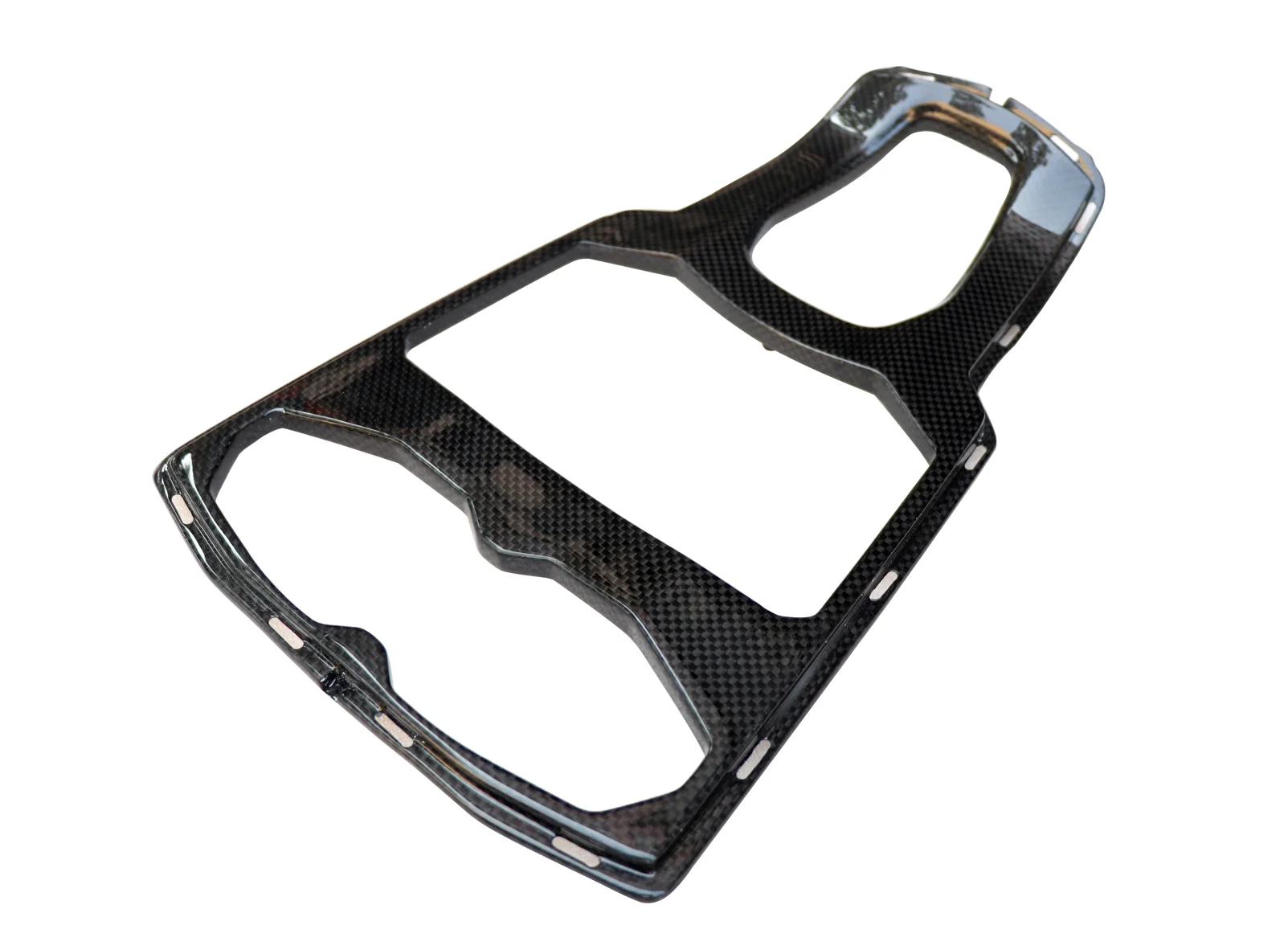 Real Dry Carbon Fiber Car Centre Console Surround Cover Replace For Lamborghini Huracan LP610 LP580