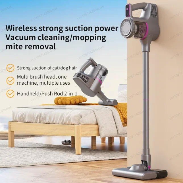 Hand-held Wireless Vacuum Cleaner Household Strong Suction Hand-held Vacuum Cleaner Suction and Dragging All-in-one Machine