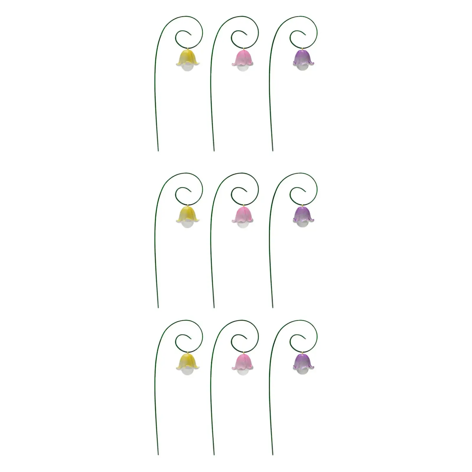 9x Miniature Fairy Garden Lantern Accessories DIY Flowerpot Hanging Lantern