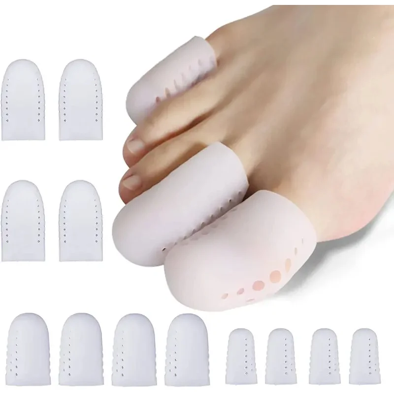 1/3 pairs Breathable Toe Protectors Sleeve Bunion Pads Cushion Big Toe Guards Silicone Toe Covers For Protection Of Ingrown