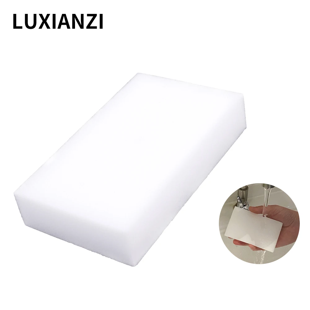 LUXIANZI Magic Sponge Eraser Nano Cleaning Sponges For Kitchen Office Bathroom Efficient Clean Accessory White Melamine Sponge