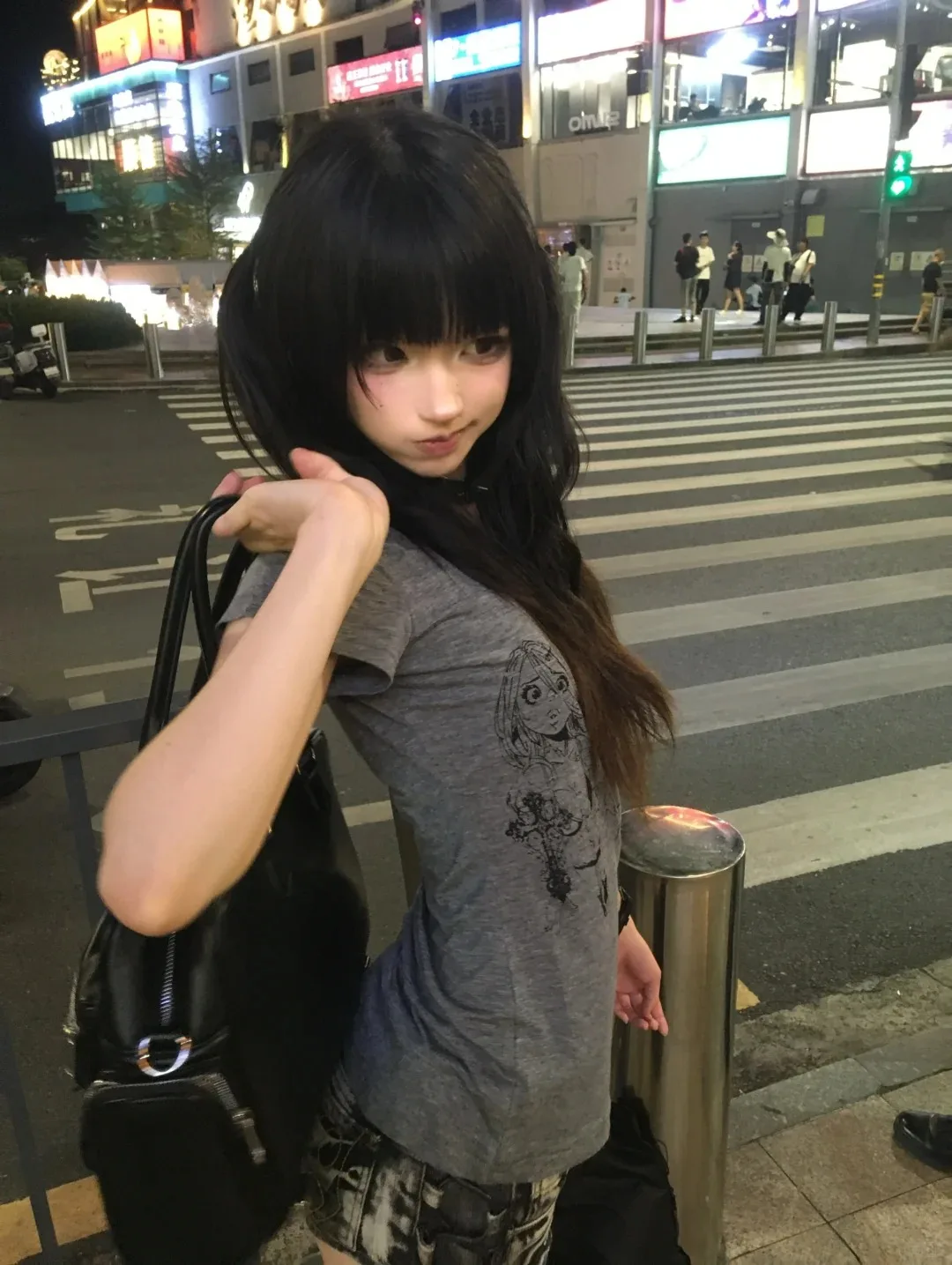 Japanese Y2K Print T-Shirt 5