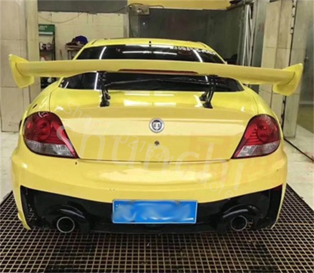 Auto Universal GT Stil Für Für Hyundai Genesis Coupe Spoiler 2005-2013 Außen Farbe Hinten Flügel Stamm Lip Spoiler dekoration