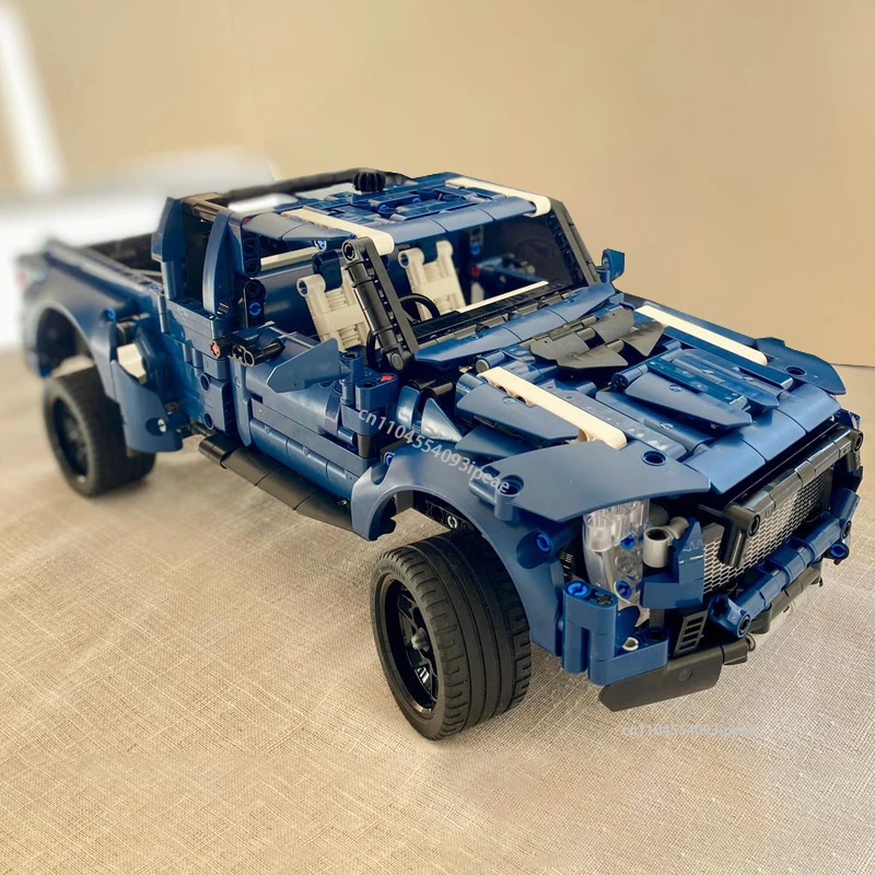 NEW Technical Truck Raptors F-150 Pickup Building Blocks Sports Car Off-road SUV DIY V6 Engine Brick 42126 Vehicle Kids Toy Gift