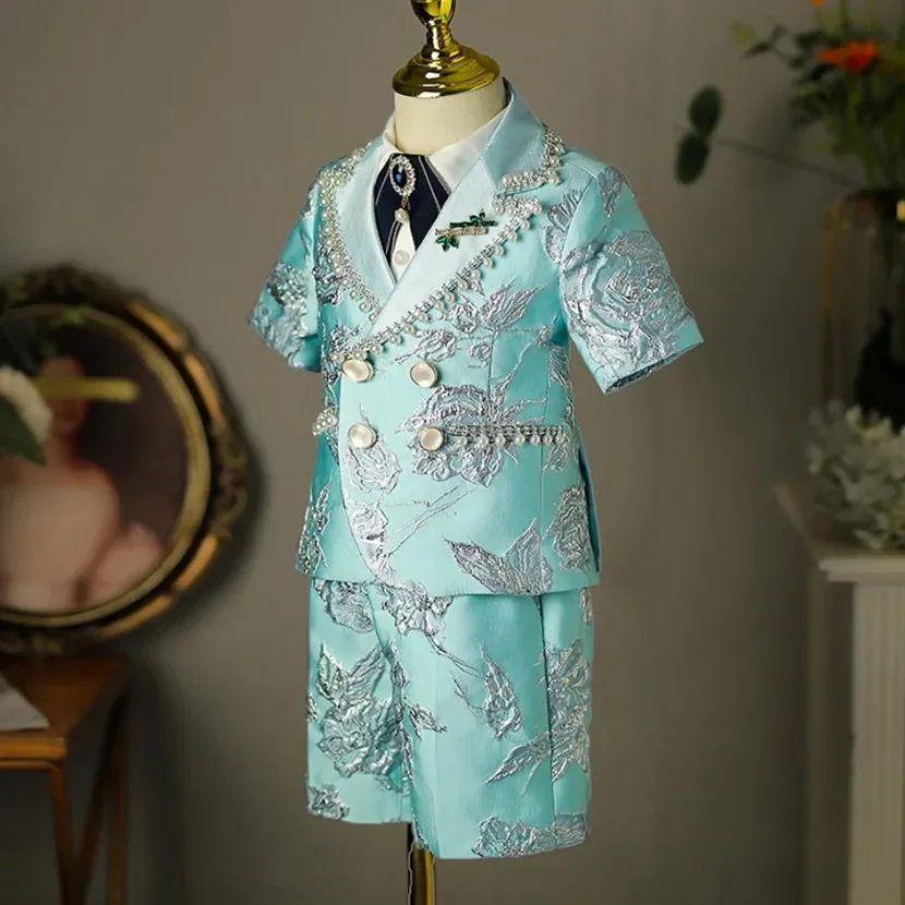 Traje de Fiesta para Niños A2175, Vestido de Bautizo, Cumpleaños, Eid, Moda 2026, Ropa para Actuaciones de Piano, Boda
