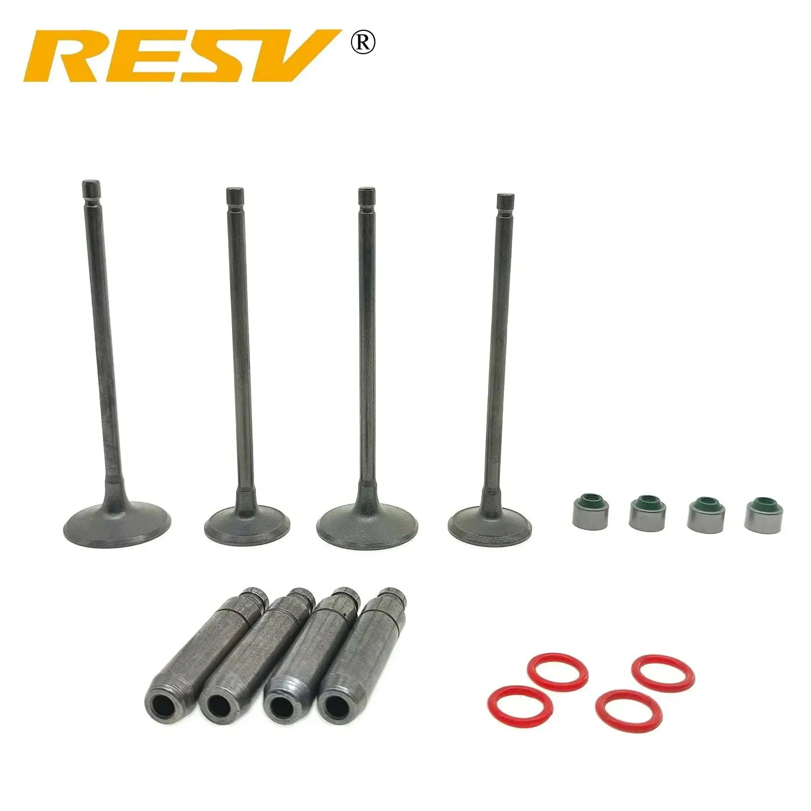 RESV for Bajaj Pulsar NS200 200NS AS200 RS200 Rouser NS AS RS 200 Valve Intake Exhaust Stem Guide Pipe Oil Seal