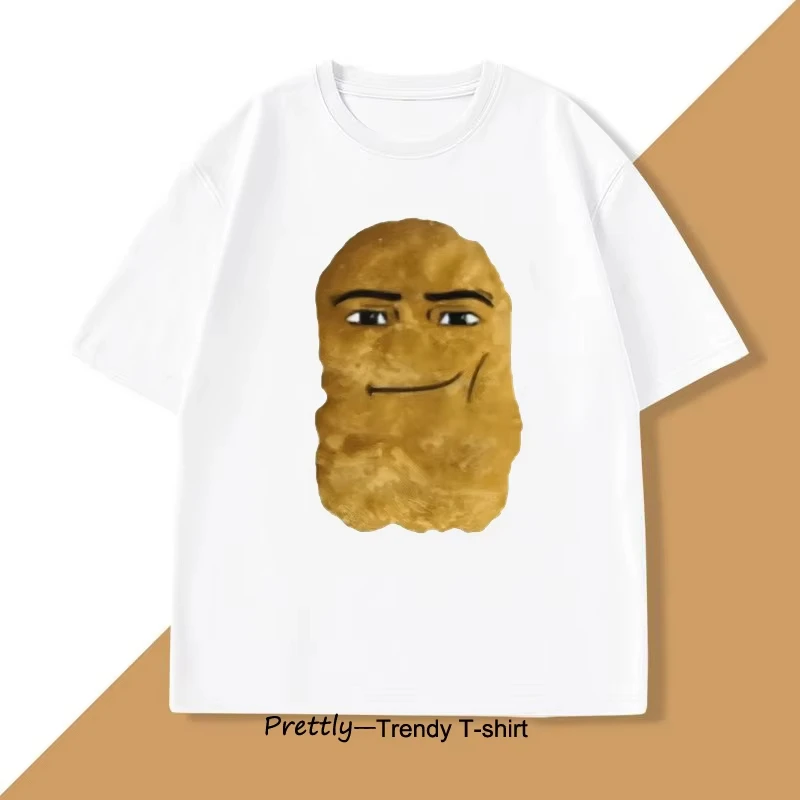 

Футболка Gegagedigedagedago с мемом о куриных наггетсах для мужчин и женщин, забавная хлопковая футболка с коротким рукавом, винтажные графические футболки, уличная одежда