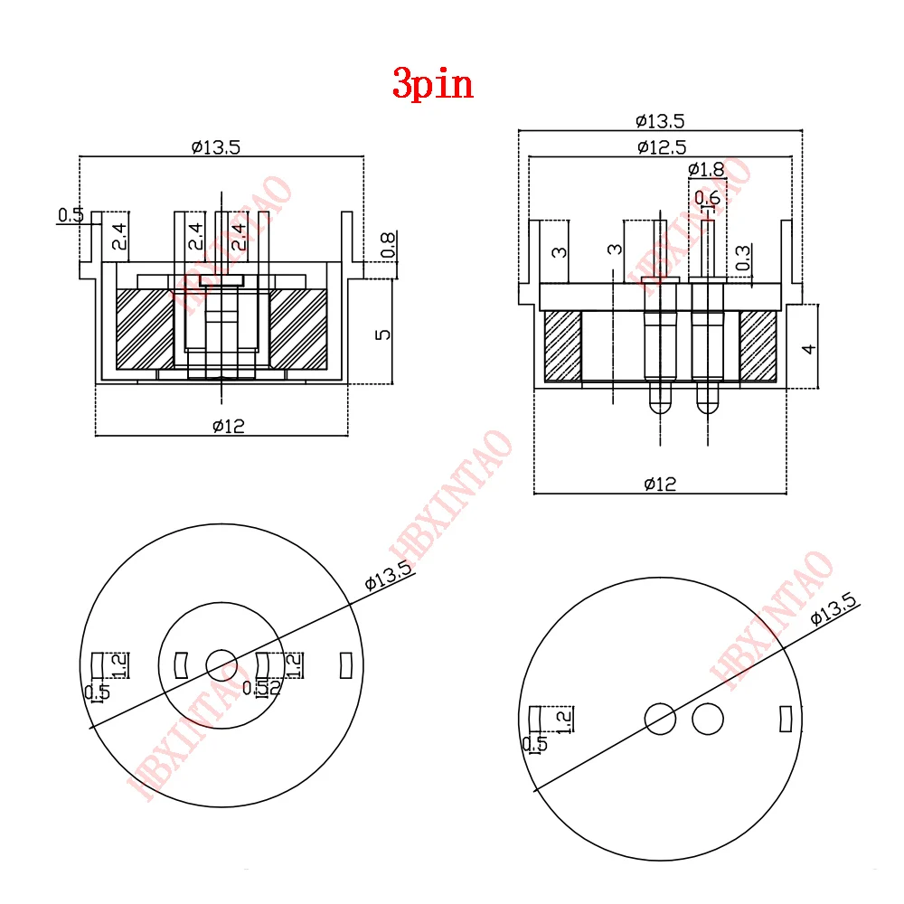 3-Pin 4-Pin Wasserdichter Magnetischer Pogo-Pin-Steckverbinder Federbelasteter Stecker Buchse 360° ° Blind-Saugfunktion DC-Signalübertragung Aufladen – Detail 13