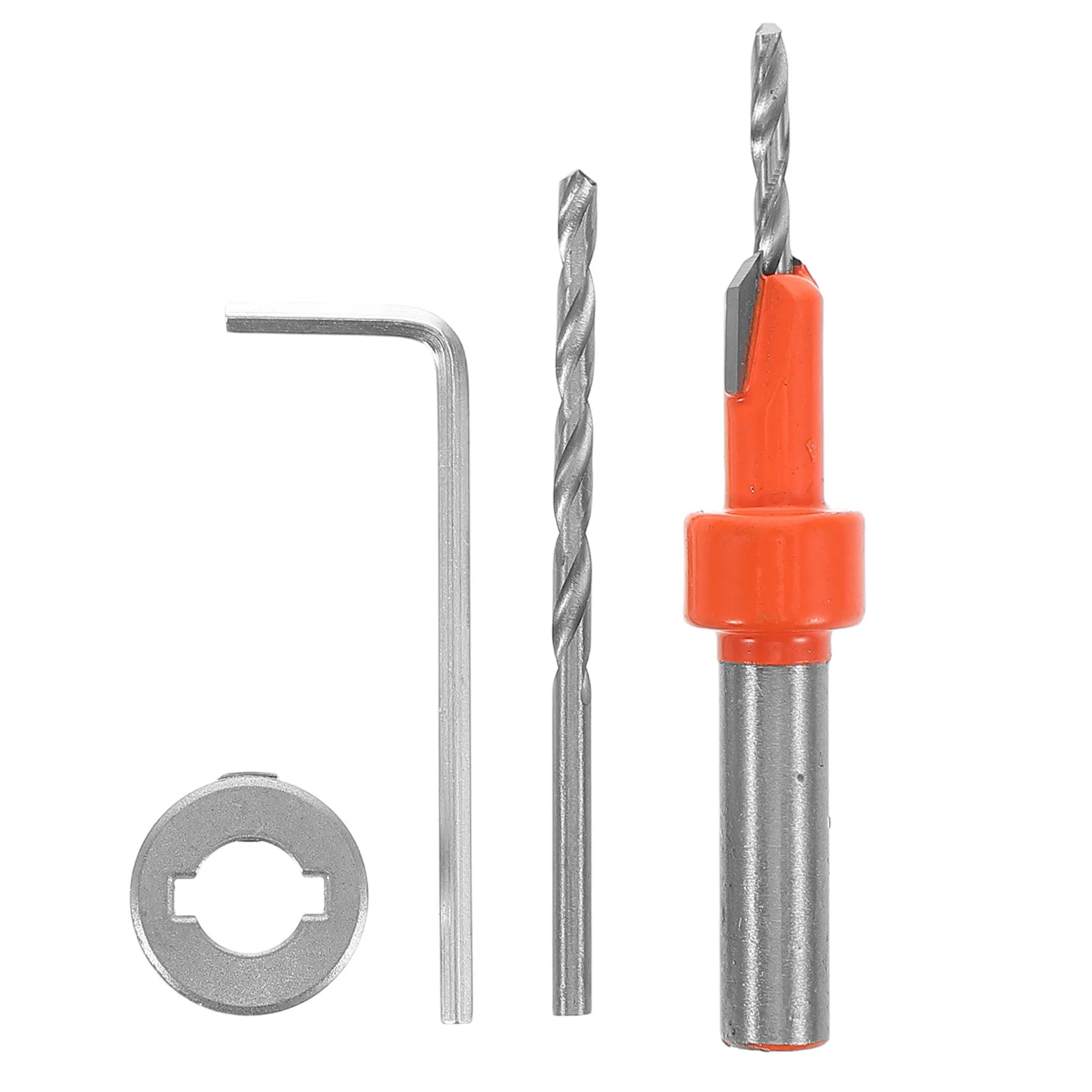 1Set Adjustable Countersink Drill Bit Set Precision Woodworking Drill Depth Stopper Limit Countersink Bits for Cabinet Making - view 6