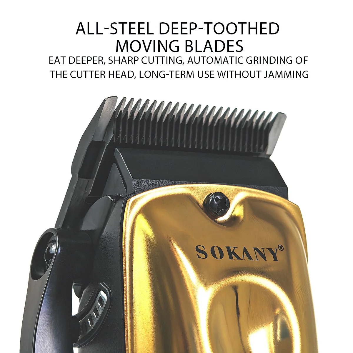 Professional 6800rpm Electric Hair Clipper Barber Metal Cover Quality Hair Trimmer Hair Cutting Machine Gradient Haircuts Tools