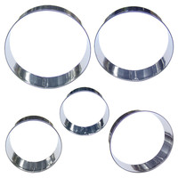 6,7,8,9,10CM Circle Shaped Cookie Cutter Tool,Cake Biscuit Desserts Press Stamp Embosser Sugar Pasty,Stainless Steel Baking Mold