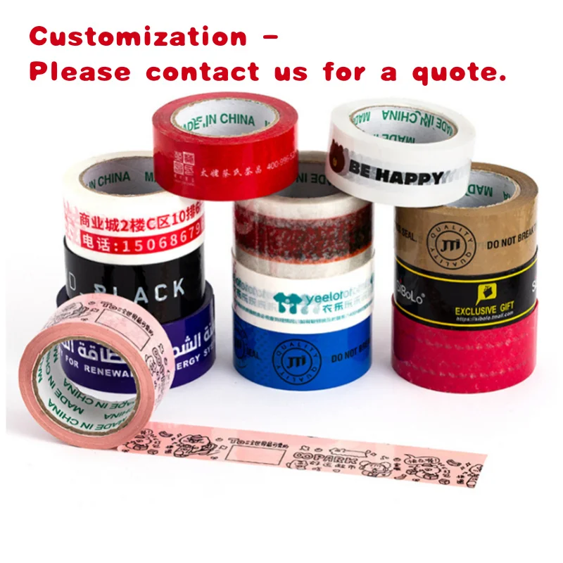 

custom.Custom Printed Bopp Packing Tape With Fragile Tape Heavy Duty Box Tape With Company Logos