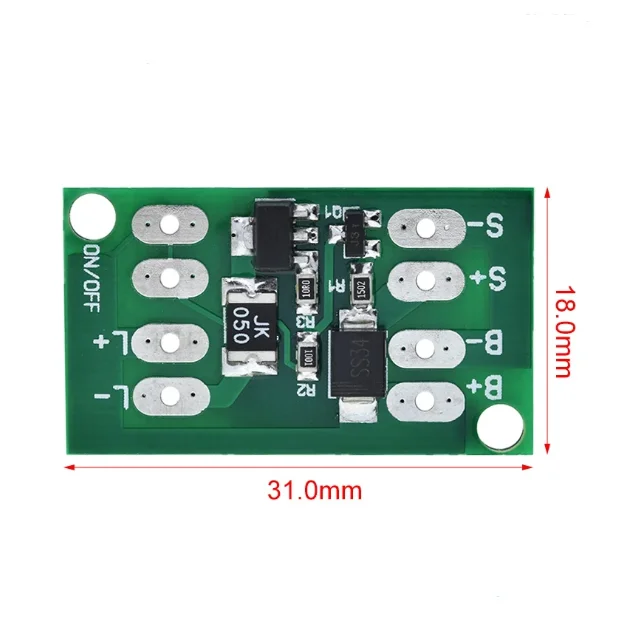 Universal 3.2V 3.7V 4V 11.1V 12V solar controller hair charging street light switch module