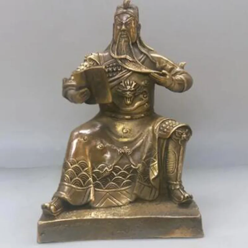 

The manufacturer directly provides pure bronze statues for Duke Guan to read at night in the spring and Autumn period, and the