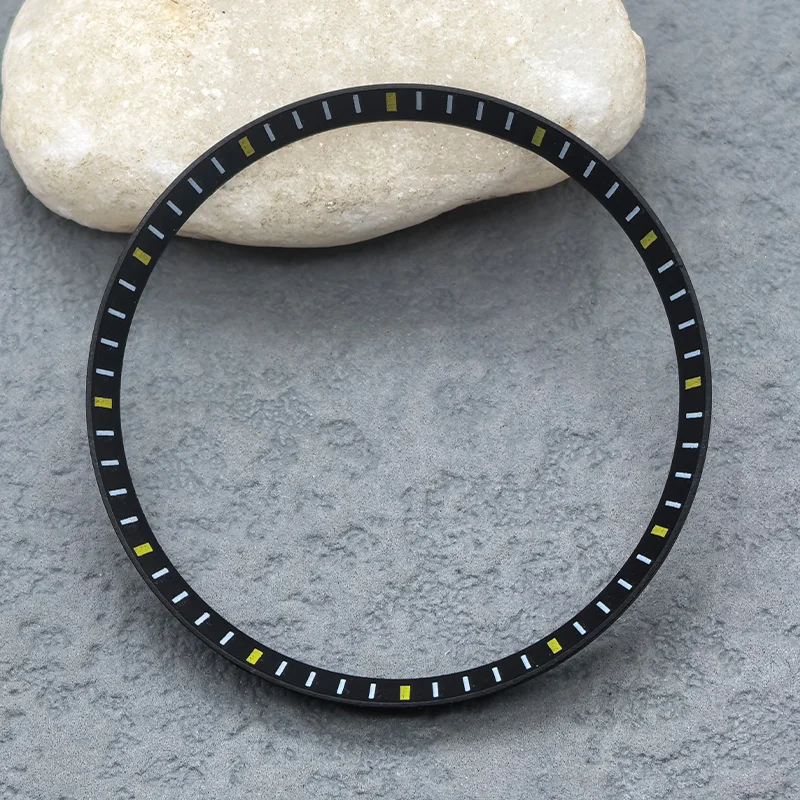 Maßgeschneiderter 30,5 mm x 27,5 mm Kunststoff-Innenring SKX007 Kapitelring passend für SKX007 SKX009 SRPD-Gehäuse NH35 NH36 Uhrenreparaturteile – Detail 9