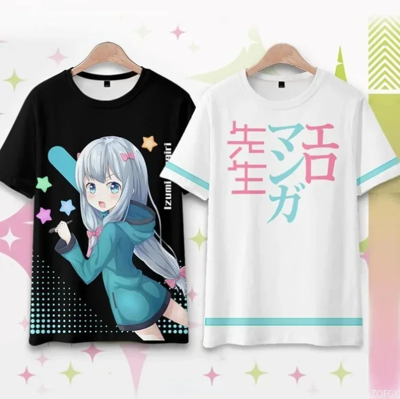 Anime 3D T Shirt Women Men Short Sleeve Funny Tshirt Graphic Kids Tees Streetwear Cosplay Clothing