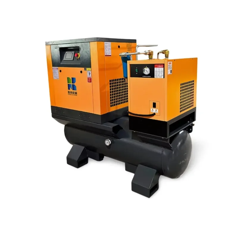 Best Price Naibang 4-in-1 Electric Industrial Air Compressor Fixed Speed Piston Motor Engine 7.5 Kw Oil-Free Quiet Air Cooled