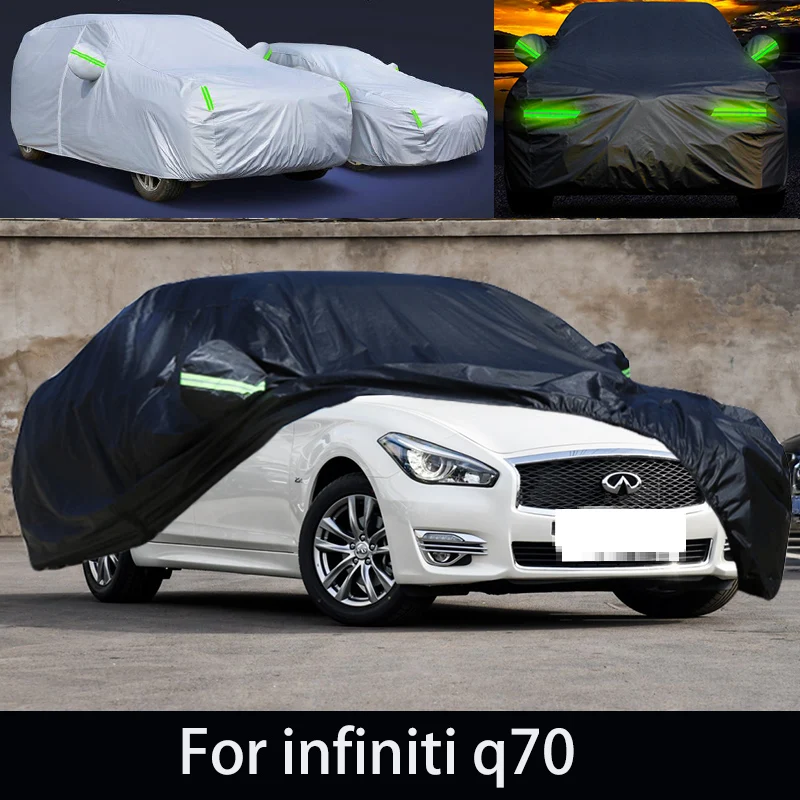 

For infiniti q70 auto anti snow, anti freezing, anti dust, anti peeling paint, and anti rainwater.car cover protection