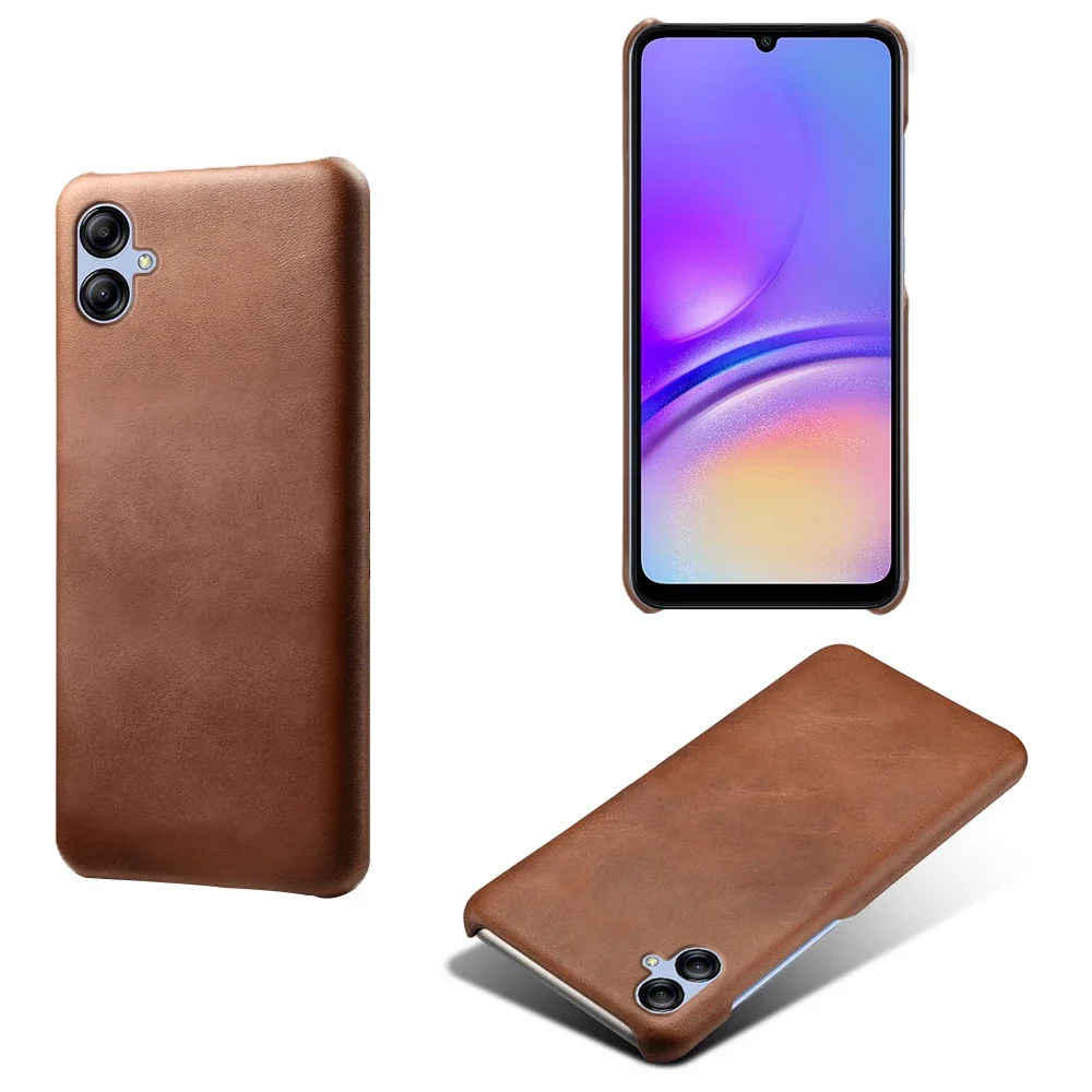 For Samsung A05 Funda Luxury Slim Leather Business Case For Galaxy A05 SM-A055F SM-A055F/DS SM-A055M SM-A055M/DS Capa Cover