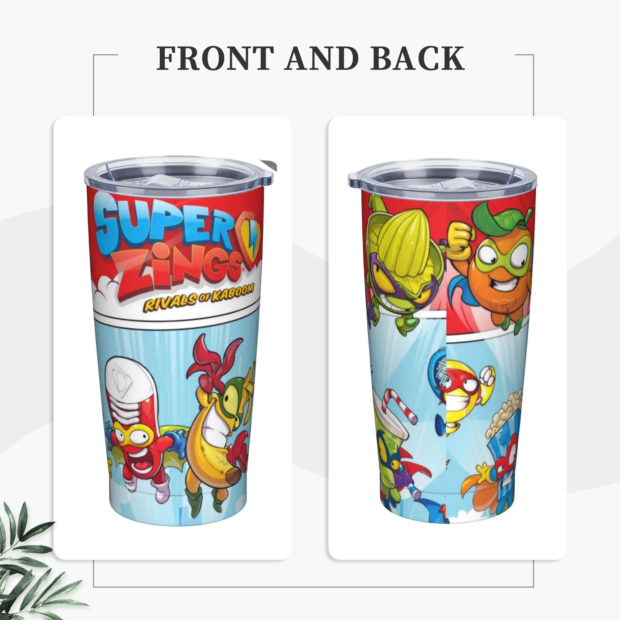 

Стакан из нержавеющей стали Super Zings, игровые термочашки, портативные холодные и горячие автомобильные кружки, бутылка для воды на заказ для кемпинга