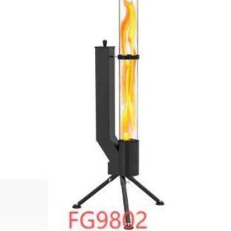 

Трубчатая стеклянная печь для домашнего отопления, гранулированная печь, портативная интегрированная печь со специальной стеклянной трубкой