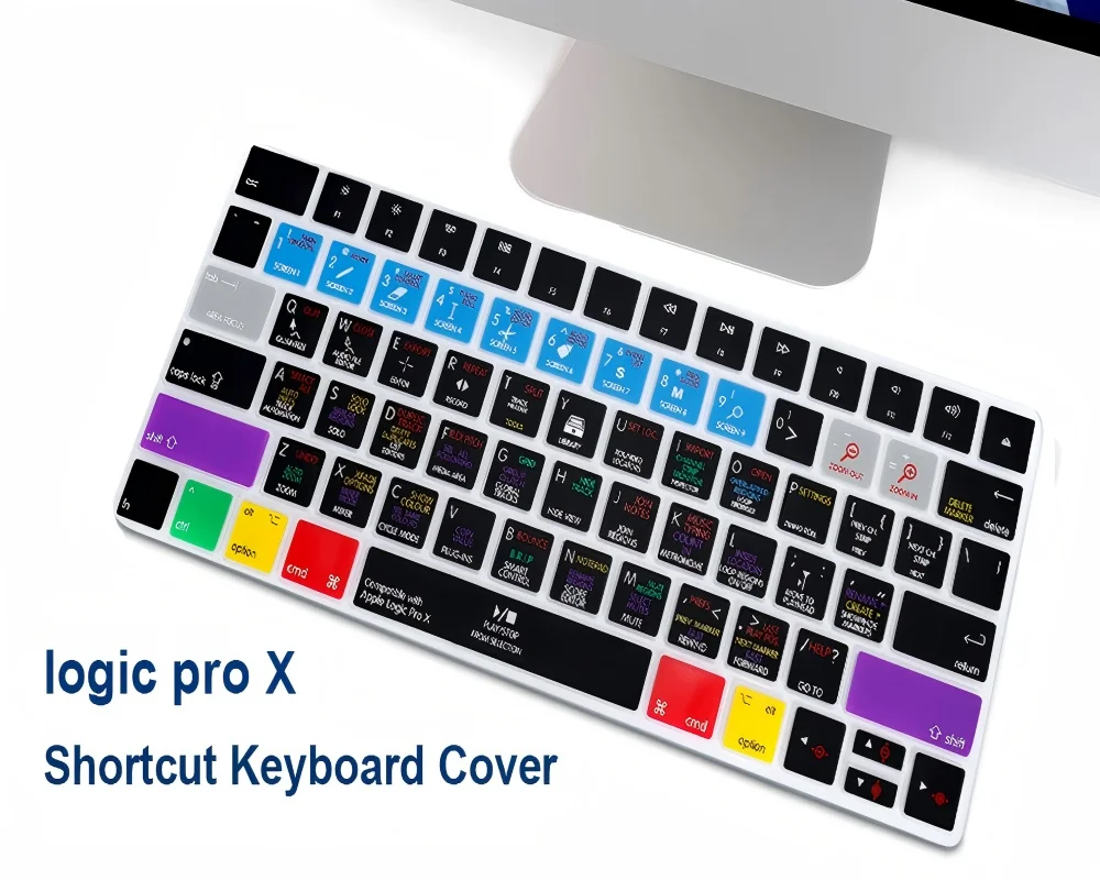 Ableton Live Avid Pro Tools Final Cut Pro X PS Hot key Functional Keyboard Cover US layout for Magic Keyboard A1644 MLA22B/A