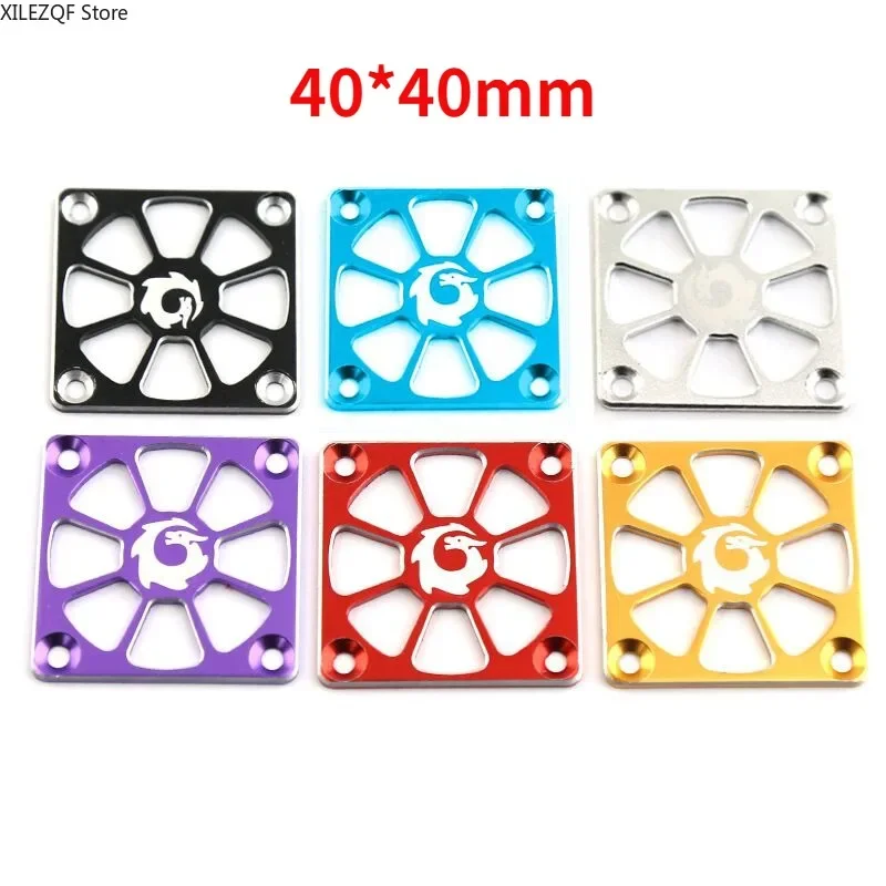 

40x40mm Aluminum Alloy Fan Guard - Protective Cover for RC Motor & ESC Cooling Fans - Ventilated Design Fits Most 1/8-1/10 Scale