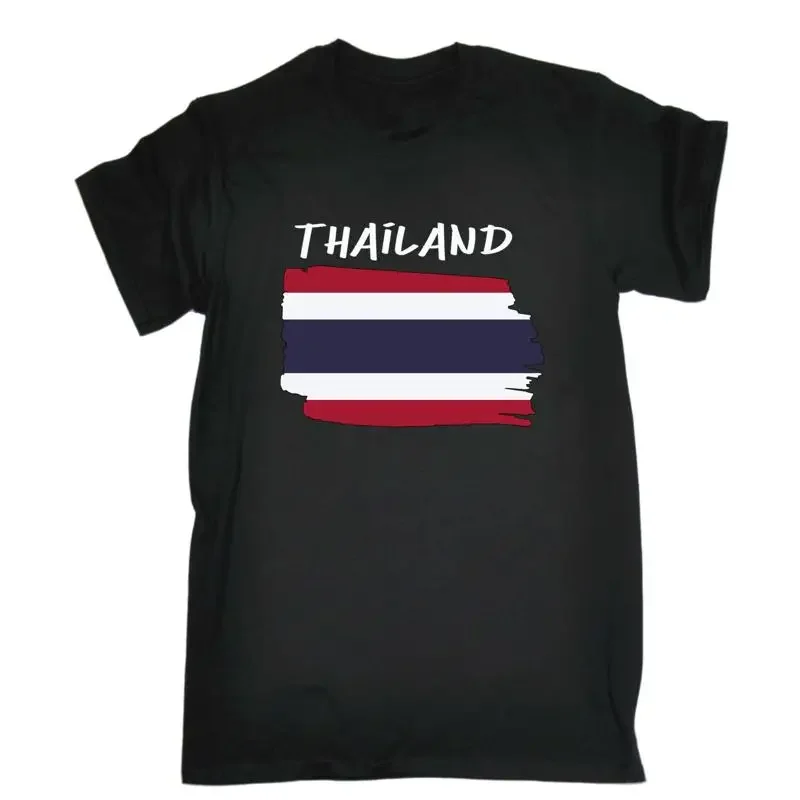 Thailand Country Flag Nationality Supporter Sports Mens T Shirt