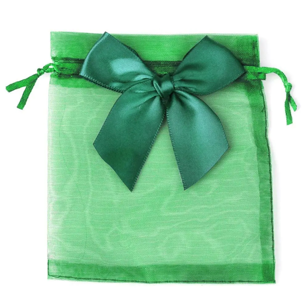 Organza Gift Bag Bowknot Drawstring Pouch 6