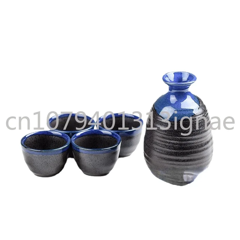 Burn Sake Pot Retro Wine Set Wine Pot Chinese Distillate Spirits Cup Household Wine Decanter