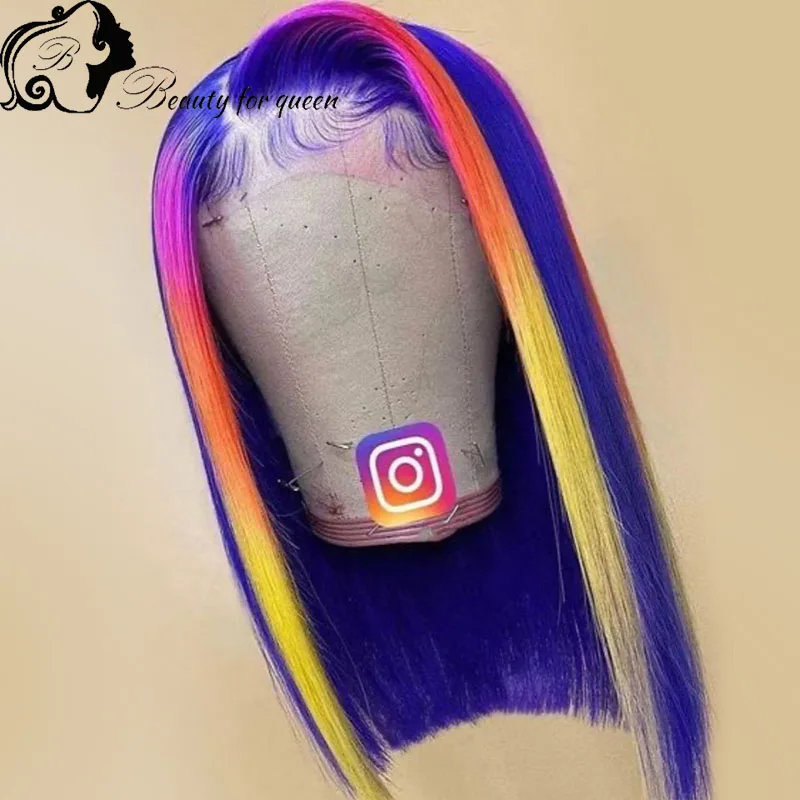 short-wig-brazilian-wig-original-cosplay-ombre-purple-brazilian-human-hair-wig-high-quality-ample-hair-density-high-quality