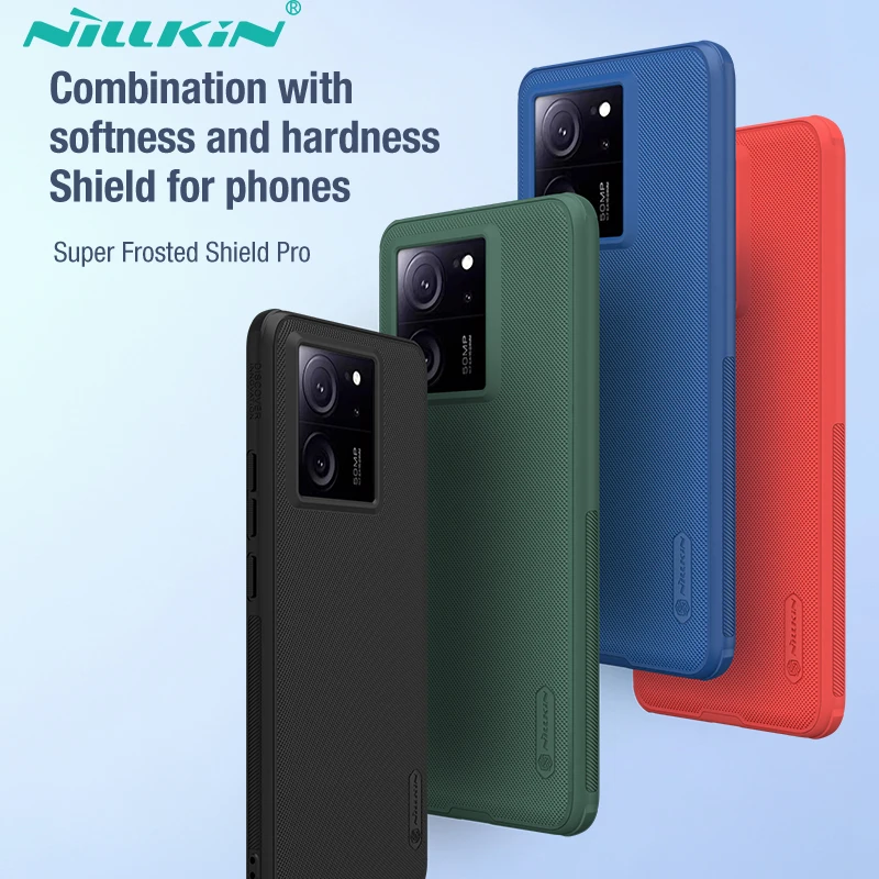 

For Xiaomi 13T Pro Case NILLKIN Super Frosted Shield Pro TPU PC Matte Shockproof Back Cover For Xiaomi 13T