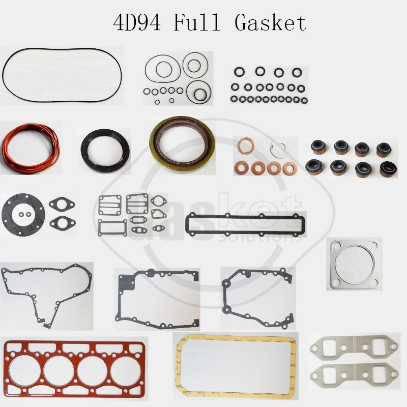 For Komatsu Full Gasket Kit 4D94 3D95 3D95S 4D95 S4D95 forklift Diesel engine Spare Parts