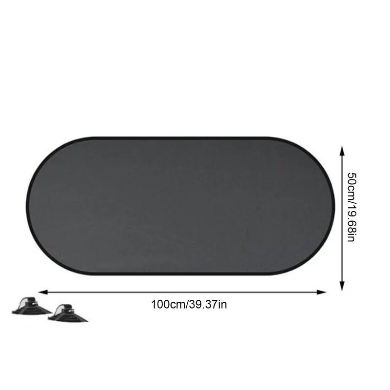 Car Back Window Sun Blocker Car Sun Shade UV Protection Folding Auto Rear Window Sunshade Mesh Back Window Visor For Children