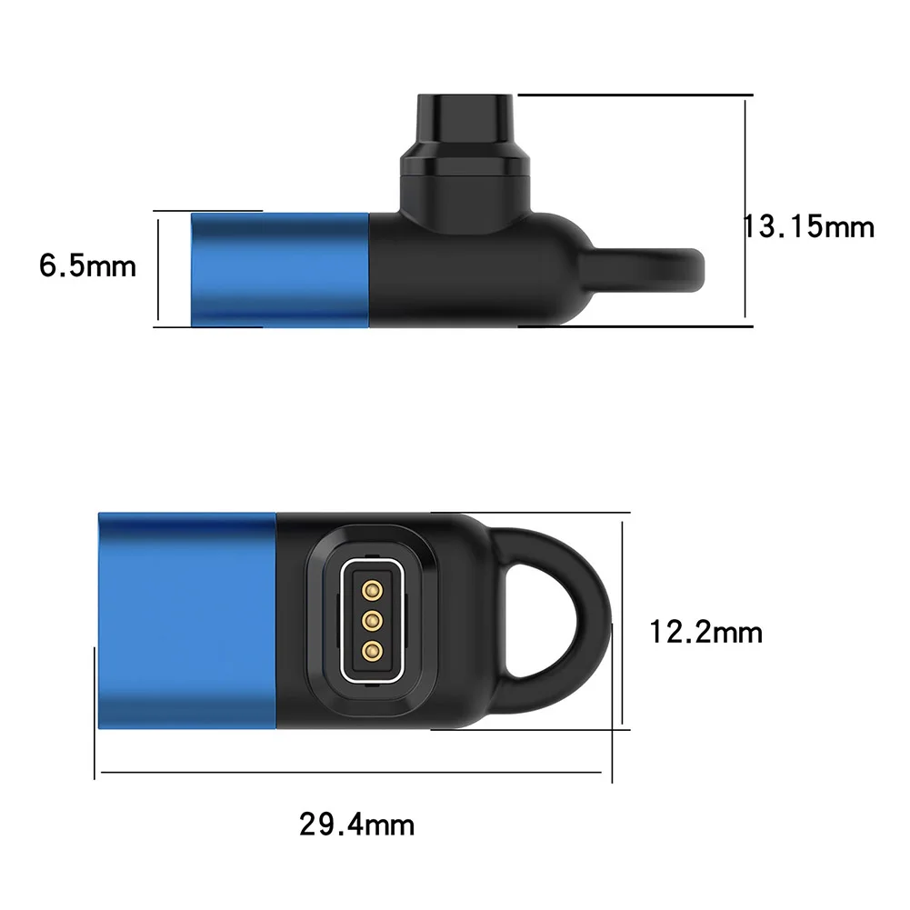 Tipe C/Micro USB/IOS Female To Charger Cable Adapter untuk COROS PACE2 APEX Pro/VERTIX Smart Watch Charging Converter Accessories