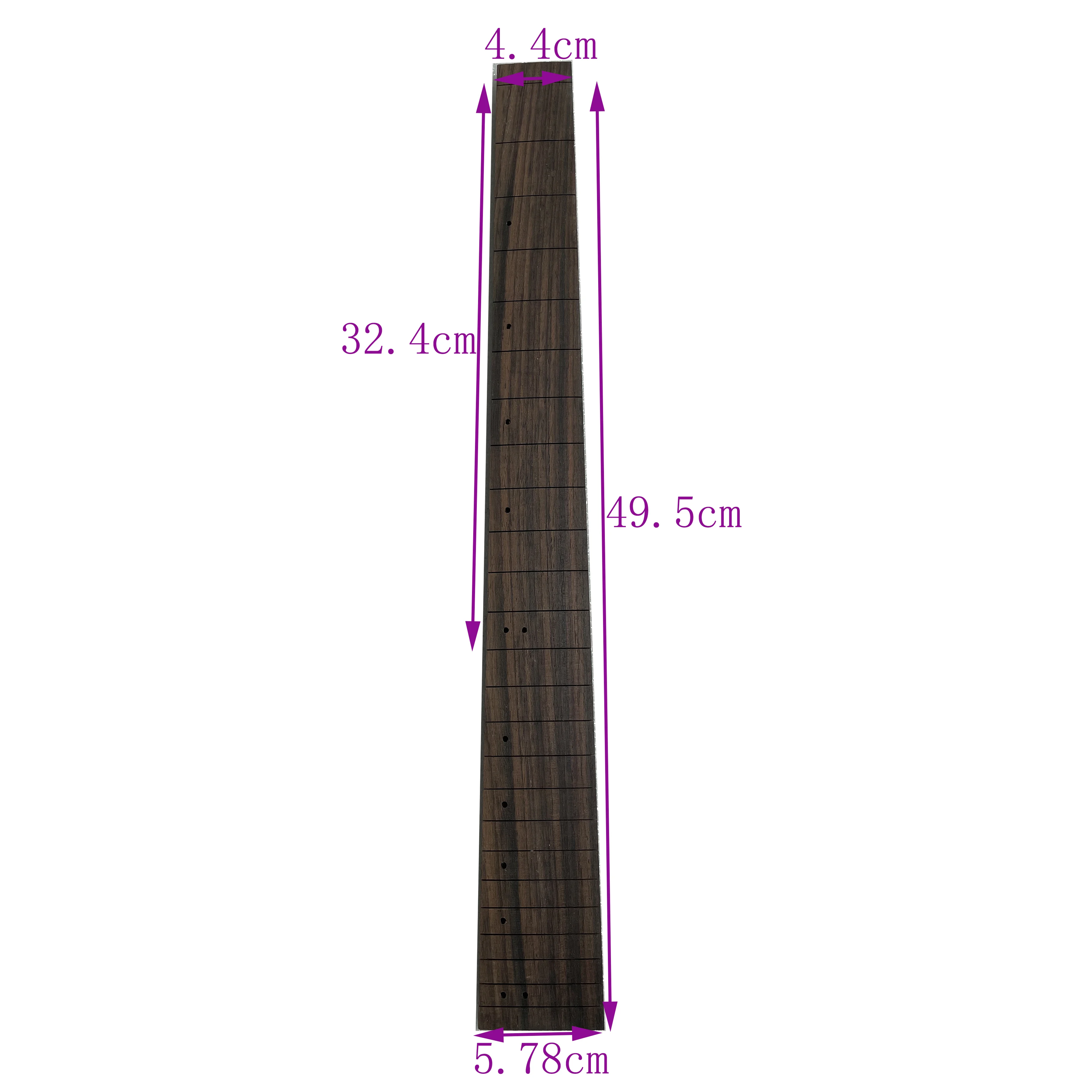 Rare Slot Indian Rose Wood For Electric  Classical Guitar Finger Board Rosewood Fingerboard Guitar Part 24 Fret Guitar Fretboard