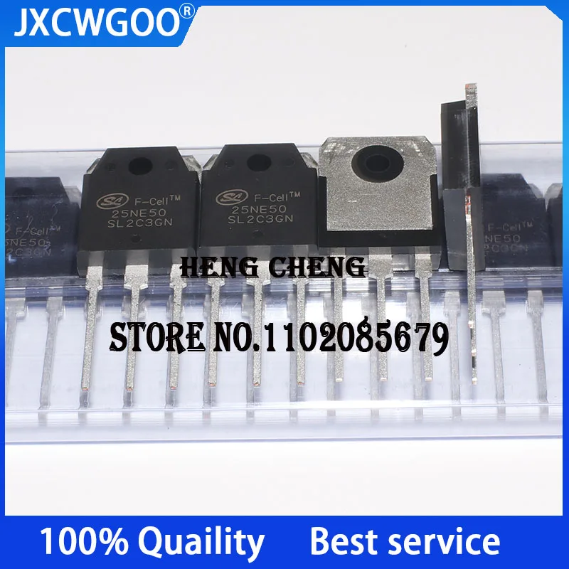 2022+ 10PCS 100%New Original SVF25NE50PN 25NE50 TO-247 Field-effect transistor