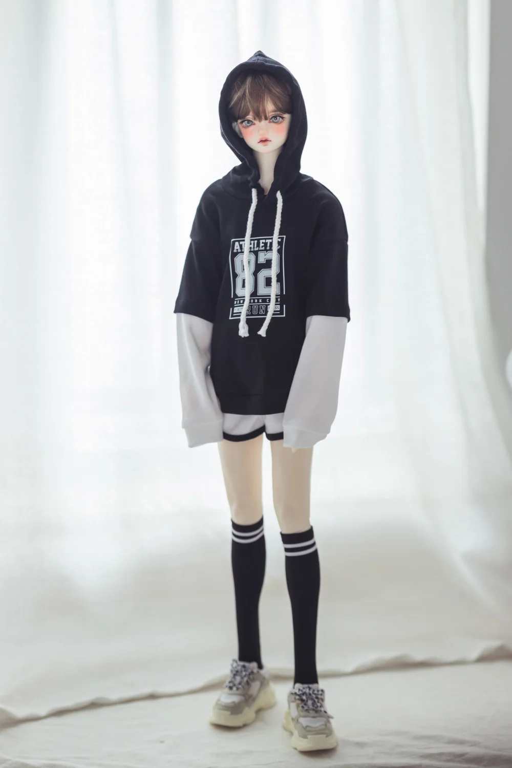 1/4 1/3 Scale BJD Clothes Hoodies + Shorts + Socks Set Outfit For BJD/SD MSD SD13 POPO68 Longhun73 Uncle Doll Accessories C2129