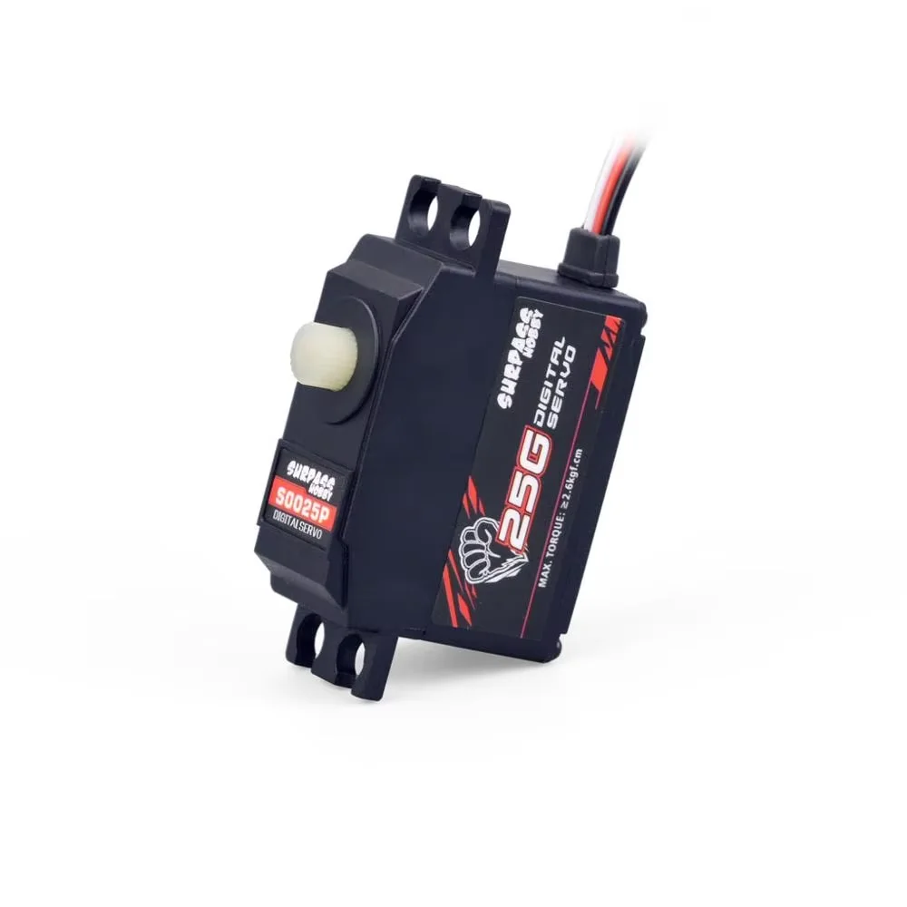 10PCS Surpass Hobby 2g 6g 8g 17g 25g Plastic Gear Digital Servo For 1/8 1/10 RC Car Boat Airplane Robot