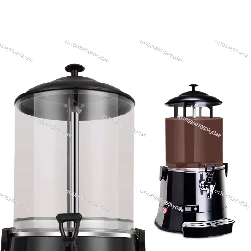 Commercial 10L Hot Chocolate Warmer 600W Electric Hot Drink Mixer for Coffee Milk Wine Tea - Coffee Shop Barista Essential