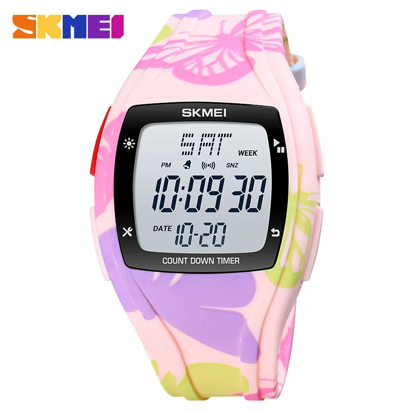 

Skmei Sports Watch for Male and Female Students Men's Simplicity Camouflage Waterproof Chronograph Electronic Watch