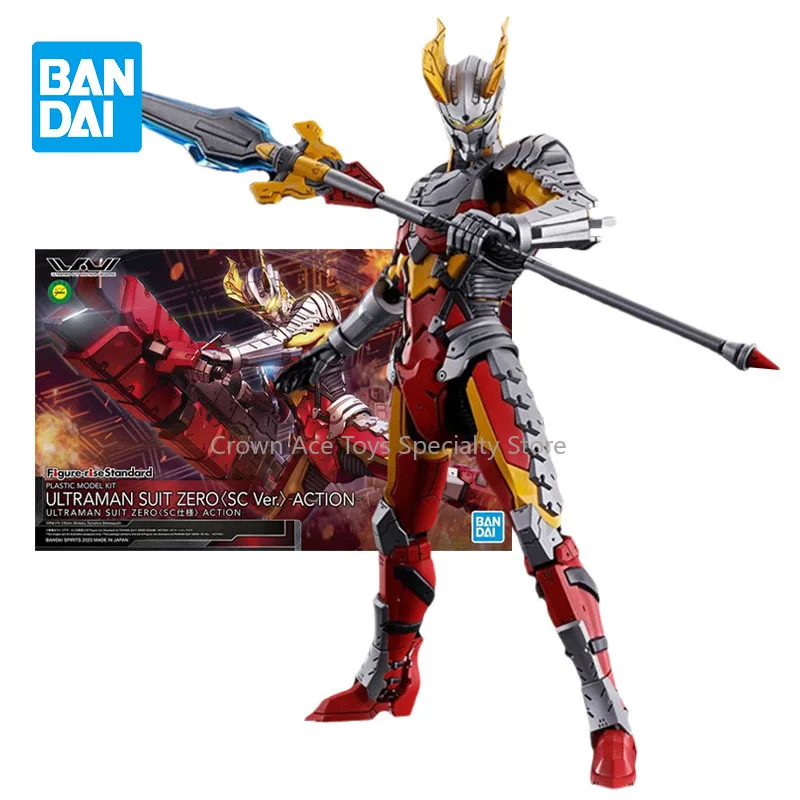 

Bandai Genuine Figure Ultraman Model Kit Figure-rise Standard Ultraman Suit Zero SC Action Collection Model Action Figure Toys