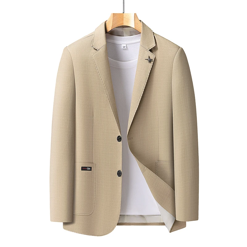 2026 Blazer Lightweight High-end Men's Fashionable Business Outdoor Travel Youthful Wedding Hosting Casual Korean Style Blazer
