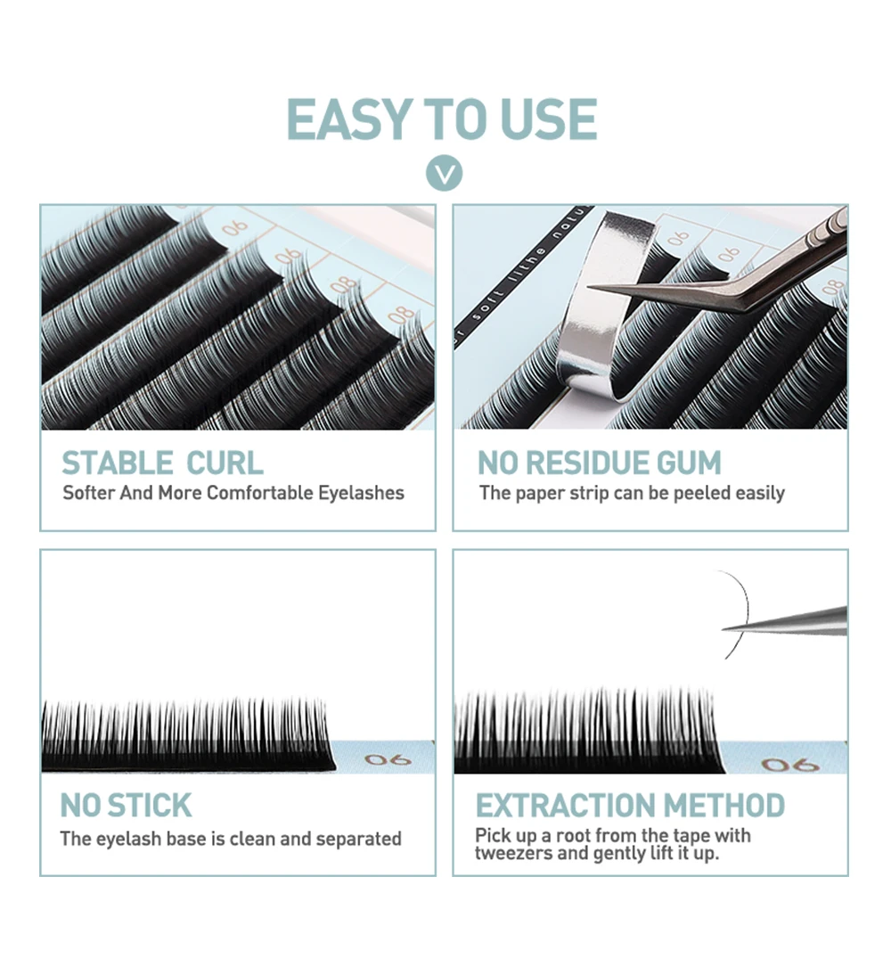 SAKURAHANA Untere Wimpern 0,07/0,10 Natürliche weiche untere klassische falsche Wimpernverlängerung B/C Curl 5-7 mm kurze Größen unter den Wimpern – Detail 4