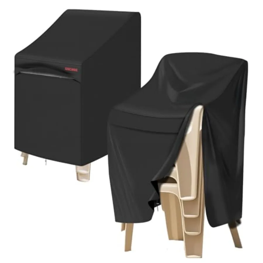 

Чехол для складных садовых стульев 600D, водонепроницаемый, для 4-6 стульев с высокой спинкой, УФ-защита