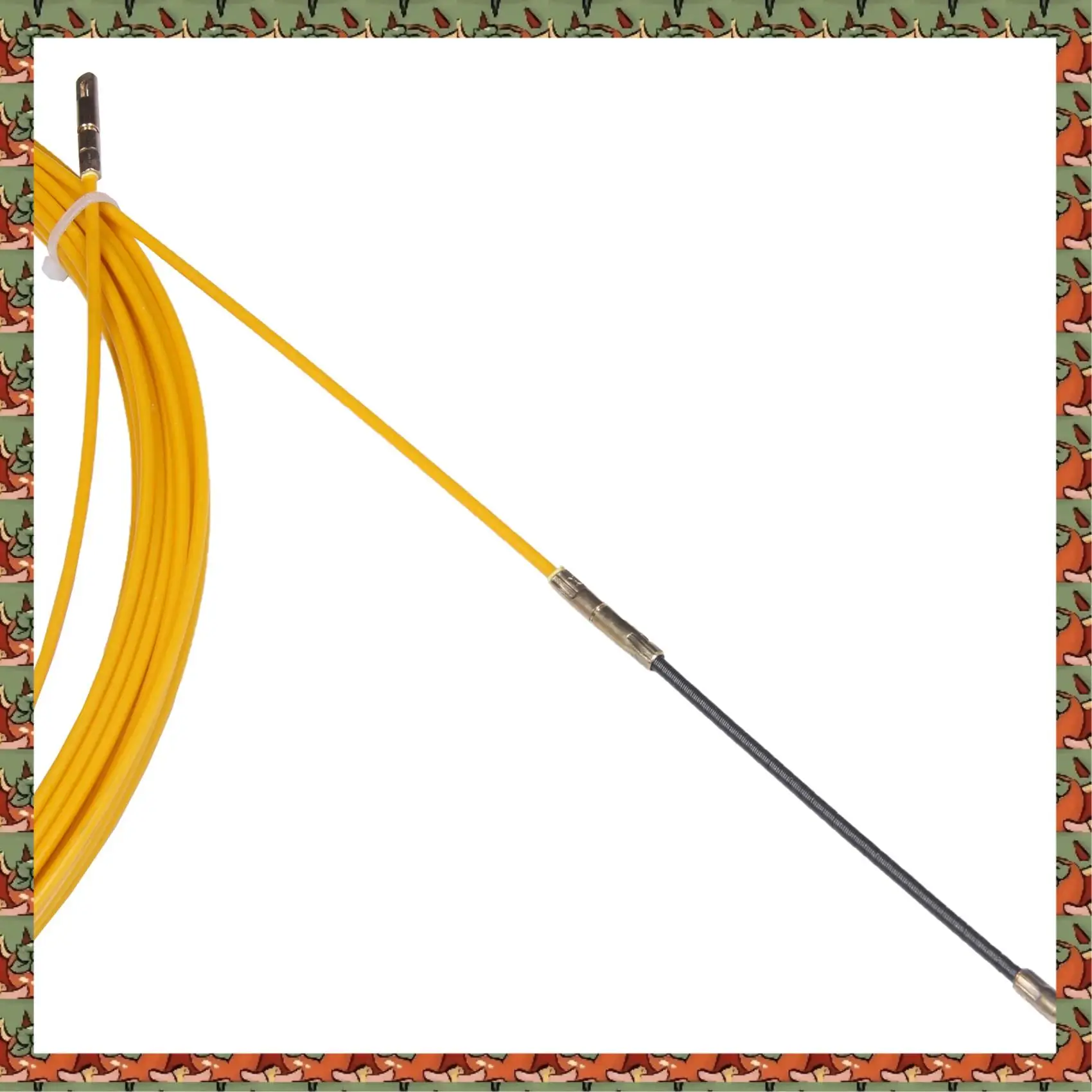 

ABLQ 3Pcs 20M 3Mm Guide Device Fiberglass Electric Cable Push Pullers Duct Snake Rodder Fish Tape Wire