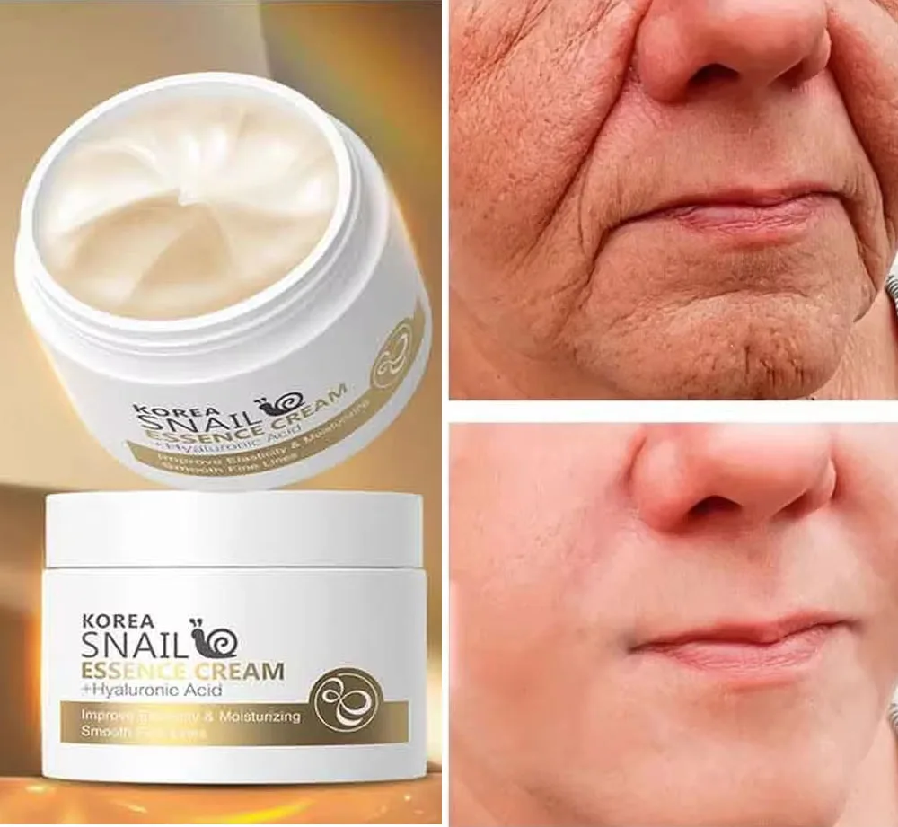 Snail Wrinkle Remover Face Cream Firming Lifting Anti Aging Fade Fine Lines Products Moisturizing Nourishing Skin Care Cosmetics