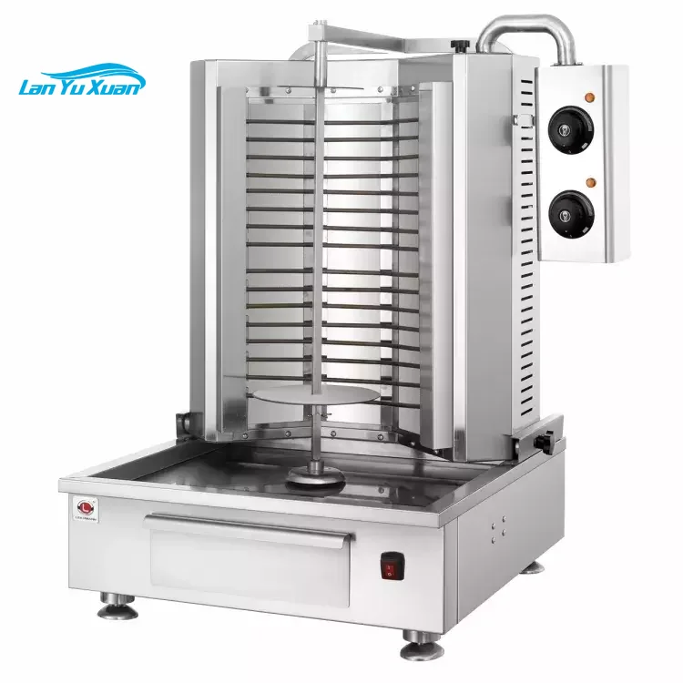 New Electric Automatic Rotating Doner Kebab and Chicken Shawarma Grill Machine for Restaurants Food Shops Hotels